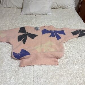 🌸VINTAGE RICHARD & CO. ANGORA LAMBSWOOL SWEATER